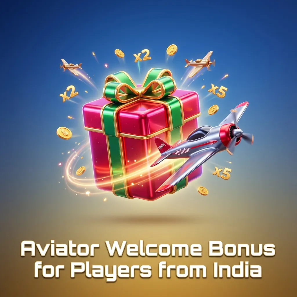 Indian players claiming Aviator welcome bonus of up to 100% on first deposit with minimum ₹500 requirement