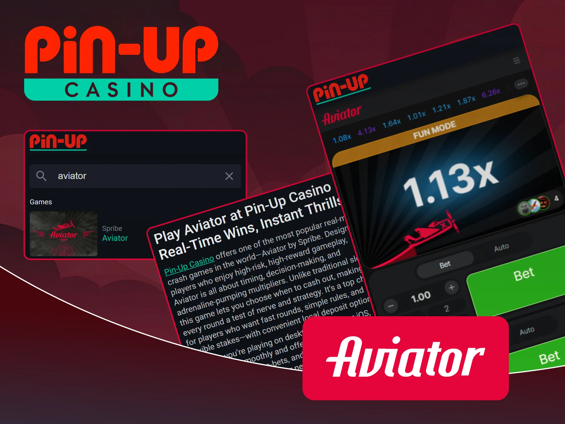 Play Aviator at the official Pin-Up Casino and claim your rewards.